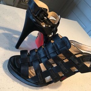 Christian Louboutin Black Strappy heels